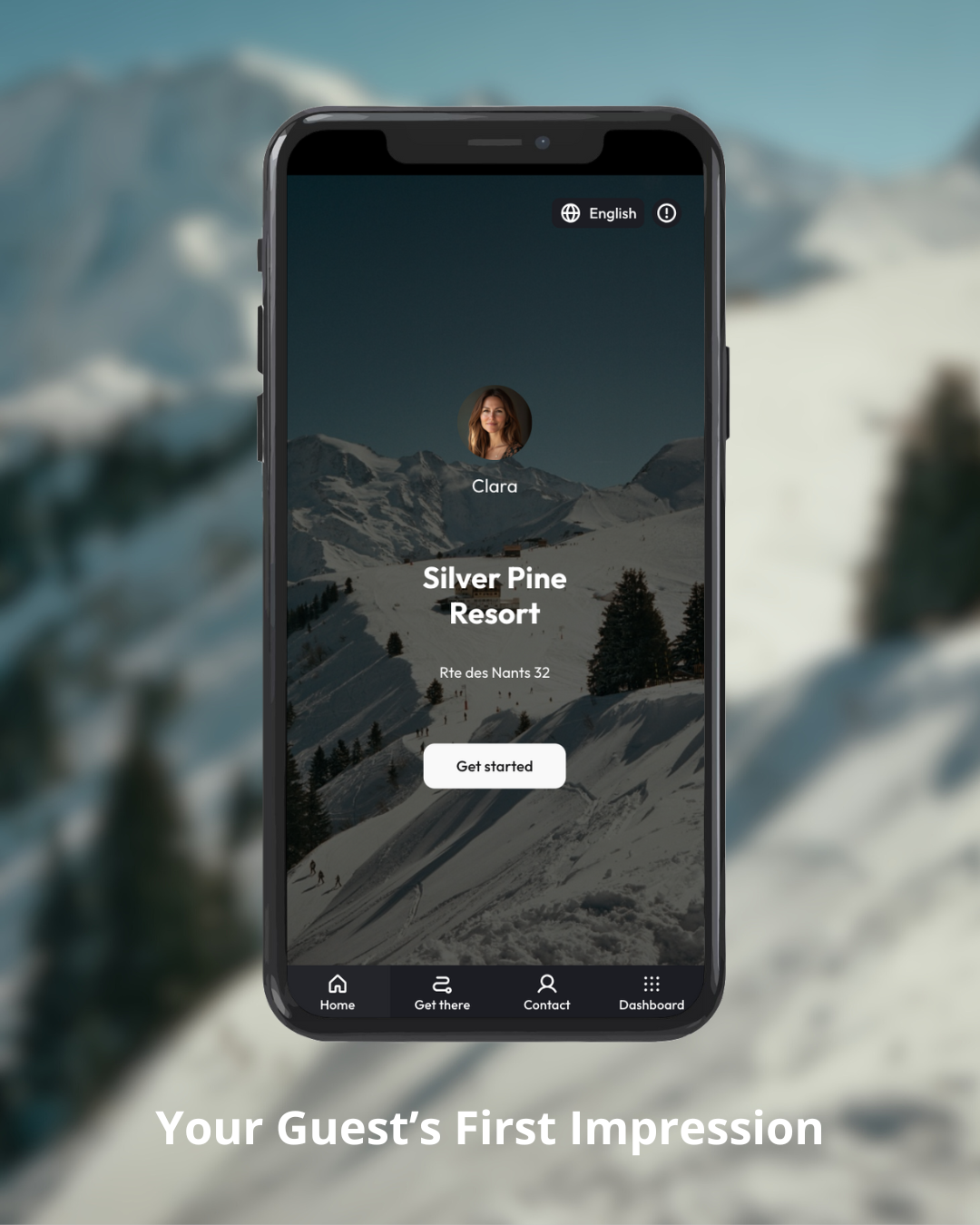 Guest perspective digital guidebook tour
