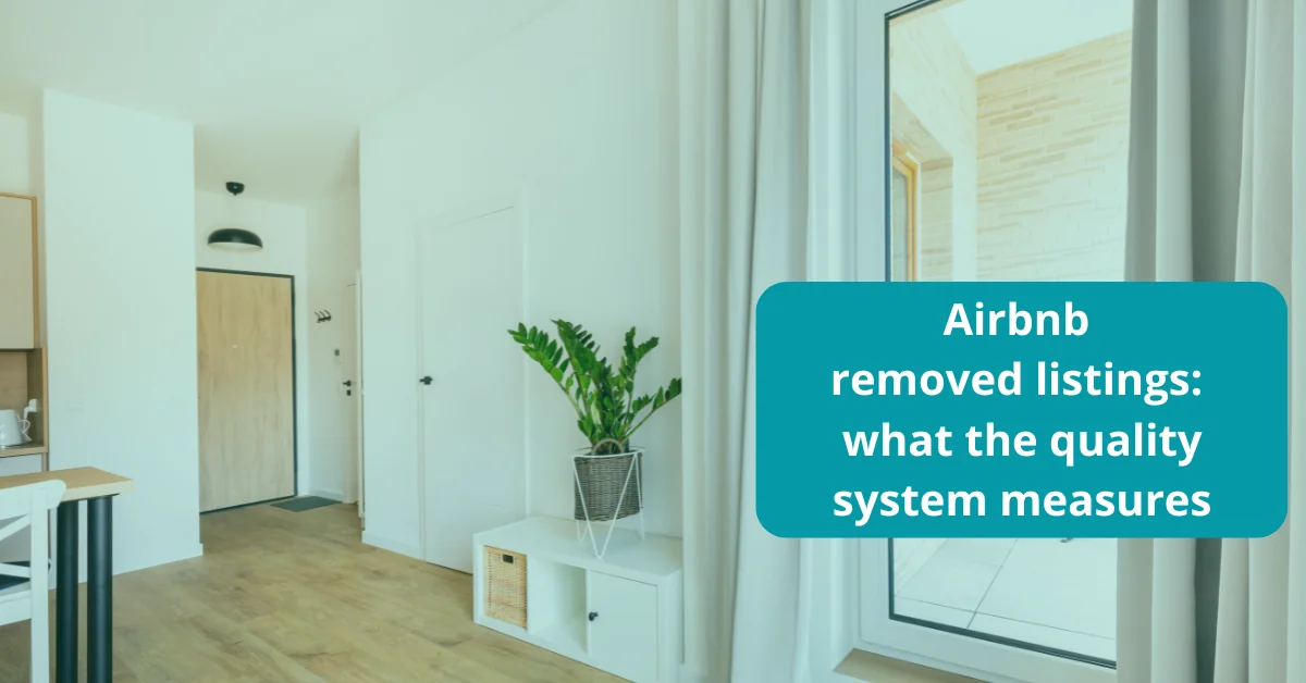 Airbnb quality listing removals